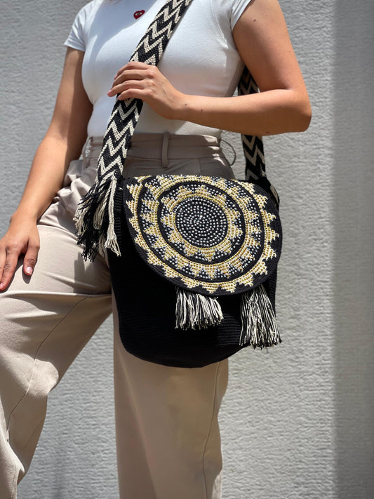 Mochila GRANDE Tapa Perlada🌟(31x28)