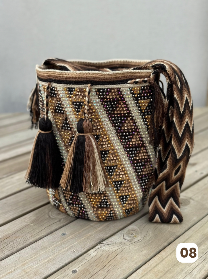 Large Pearl Wayuu Backpack
