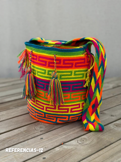Mochila GRANDE Fiesta Tropical🌴 (31x28)