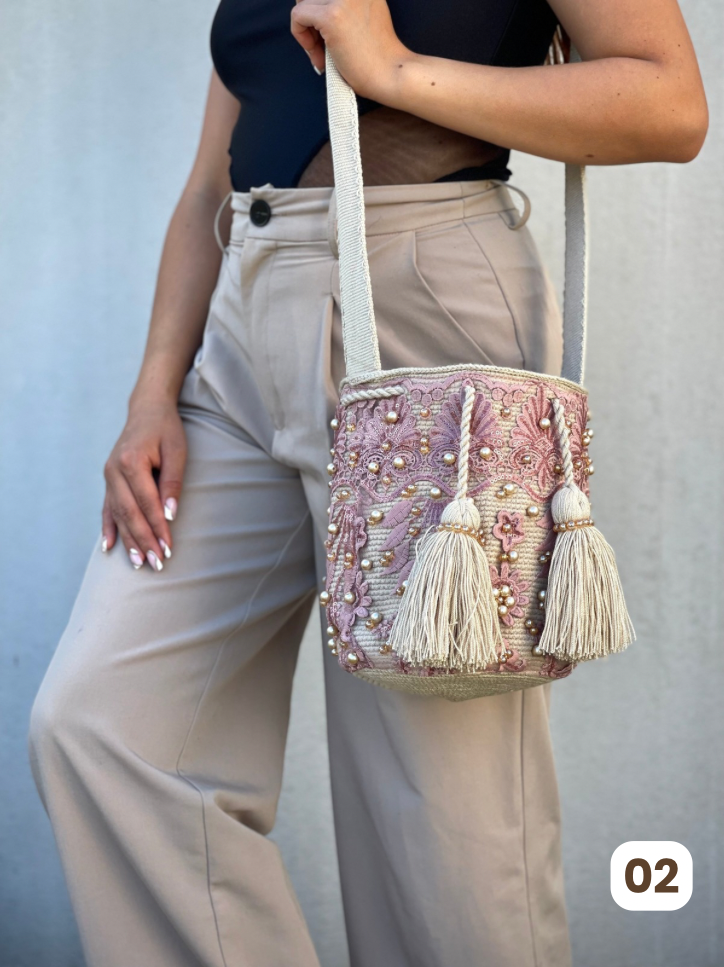Mochila MEDIANA Recamada🌟💎(22x20)