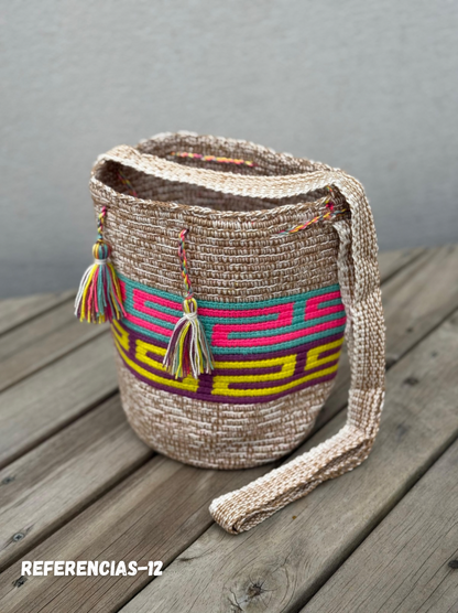 Mochila MEDIANA Tonos Pastel (22x18)⭐️