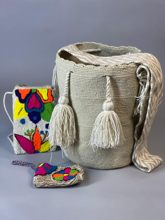 💫 Combo: Mochila GRANDE+ Portacelular + (MONEDERO GRATIS) 🎁