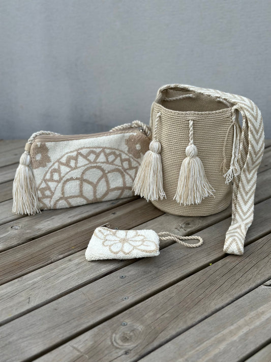 💫 Combos Wayuu: Mochila MEDIANA+ Sobre + (MONEDERO GRATIS) 🎁