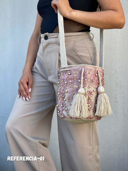 Mochila MEDIANA Recamada🌟💎(22x20)