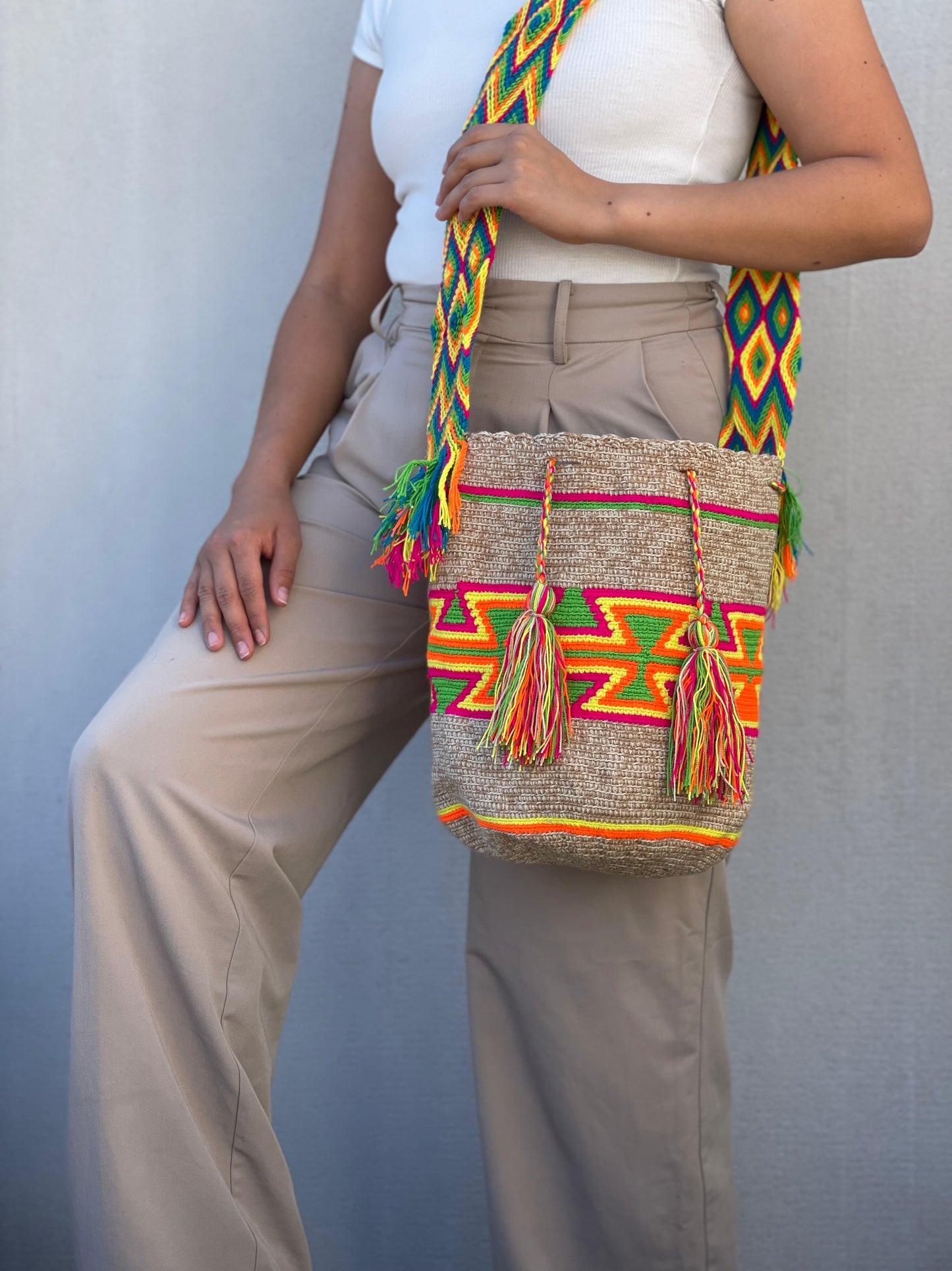 Nuanced Wayuu backpack