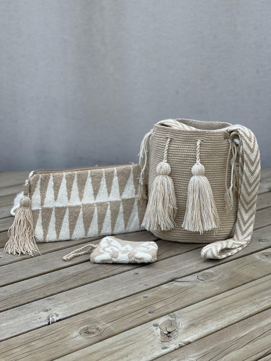 💫 Combos Wayuu: Mochila MEDIANA+ Sobre + (MONEDERO GRATIS) 🎁