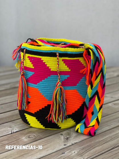 Mochila GRANDE Fiesta Tropical🌴 (31x28)