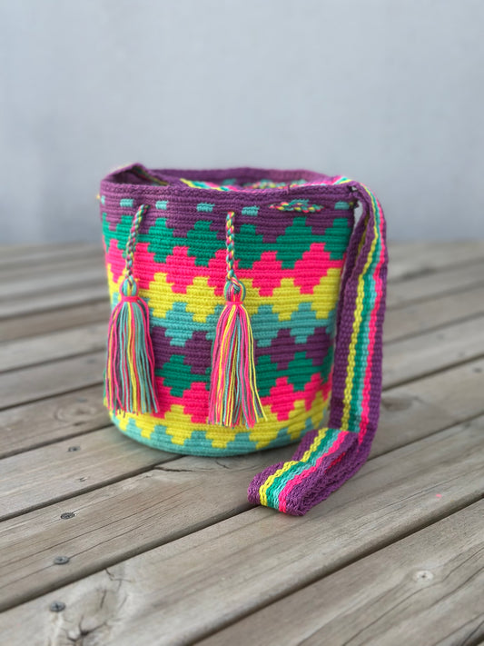 Mochila MEDIANA Tonos Pastel (22x18)⭐️