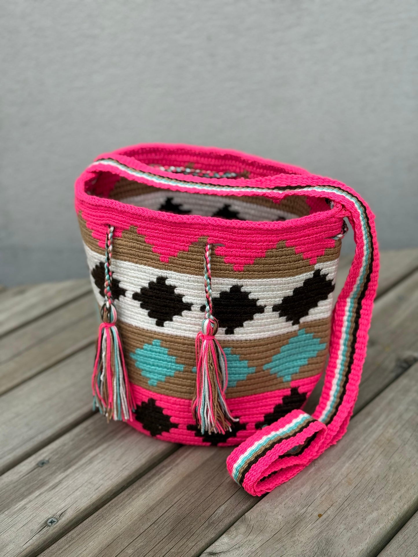 Mochila MEDIANA Tonos Pastel (22x18)⭐️