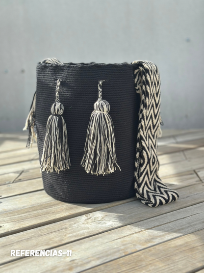 Mochila GRANDE Negra⚫️ 🎩(31x28)