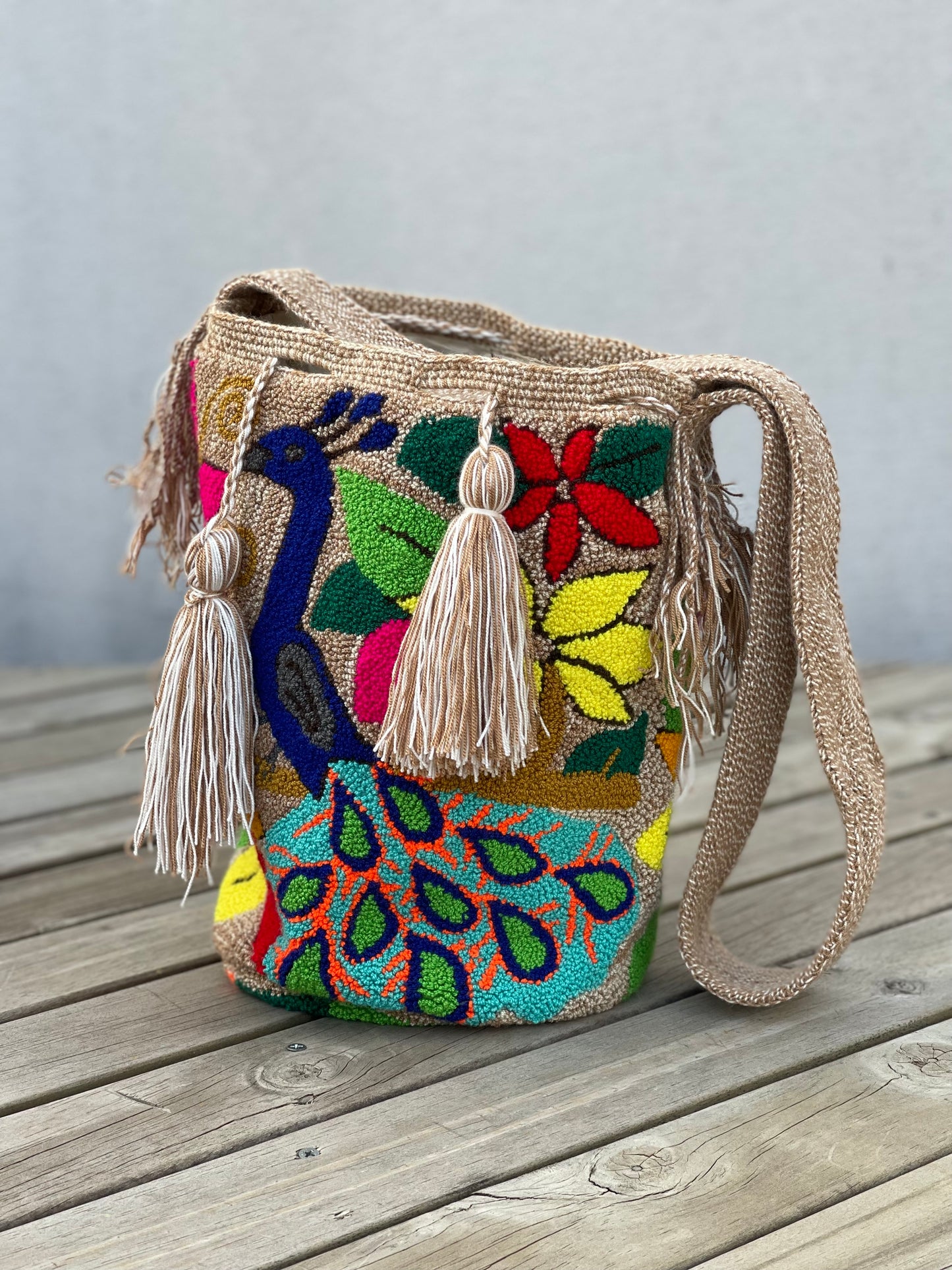 Mochila GRANDE Tapizada (31x28)🦜