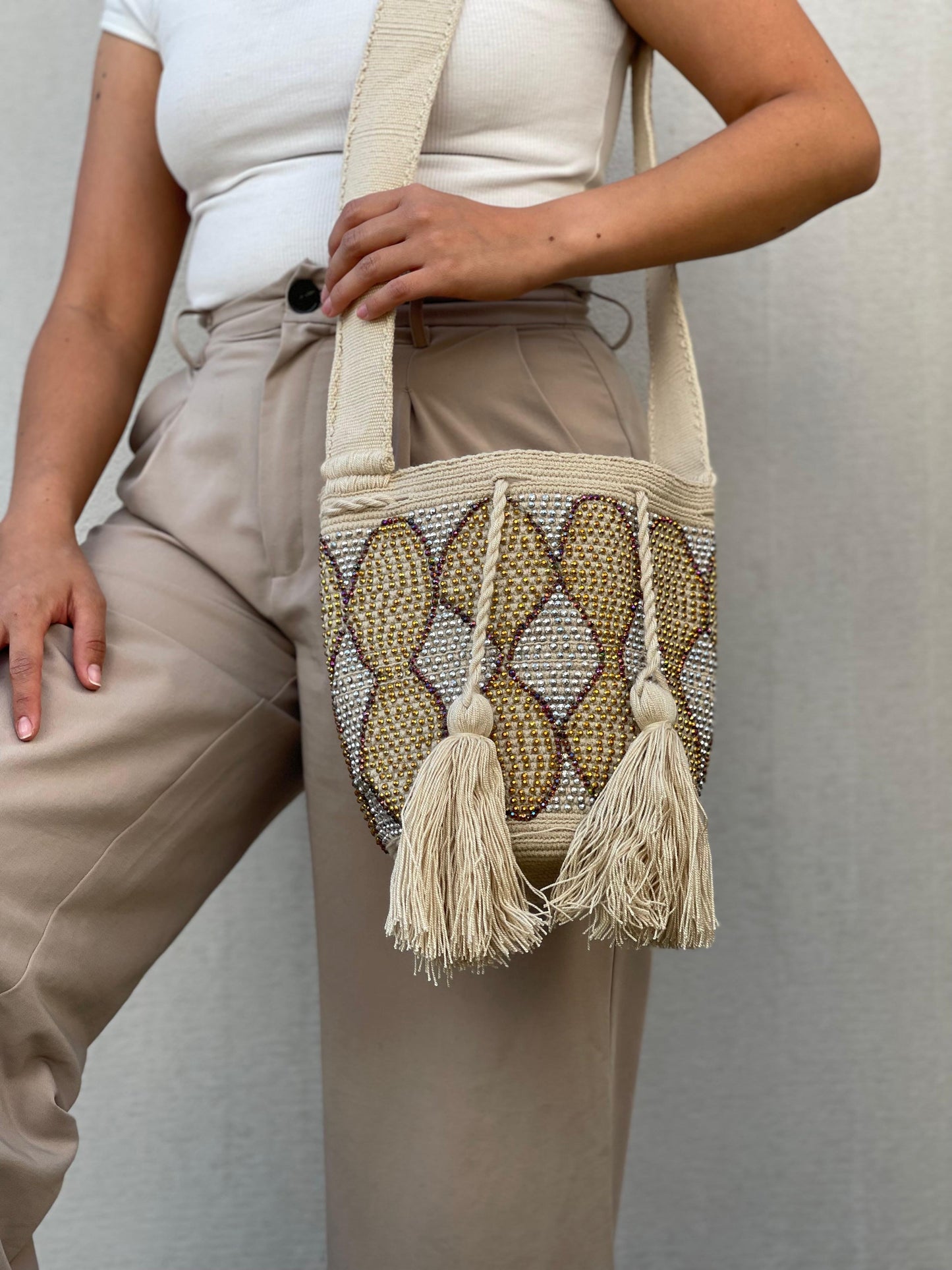 Mochila MEDIANA Perlada💫(22x18)