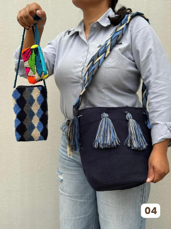 💫 Combo: Mochila GRANDE+ Portacelular + (MONEDERO GRATIS) 🎁