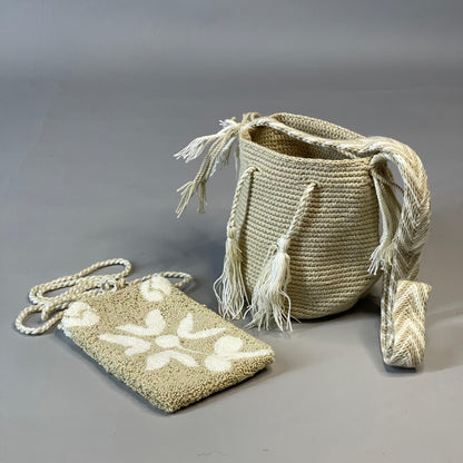 🎒📱 Combo Wayuu: Mochila Pequeña + PortaCelular 🚚✨