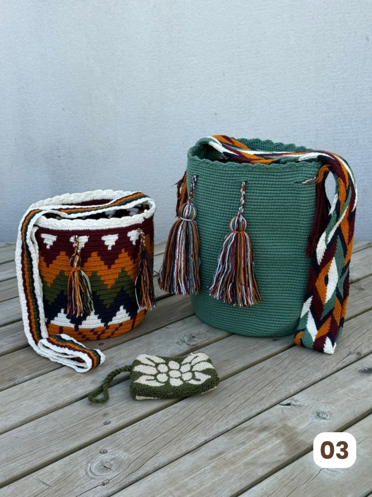 Set ⭐️Mochila Grande + Mochila Mediana + (Monedero de Regalo)🎁