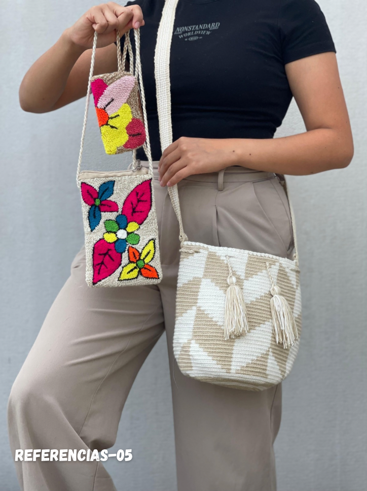 ✨Combo: Mochila MEDIANA Diseño+ Portacelular + (MONEDERO GRATIS) 🎁