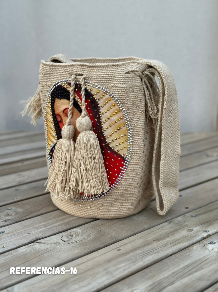 Large Pearl Wayuu Backpack