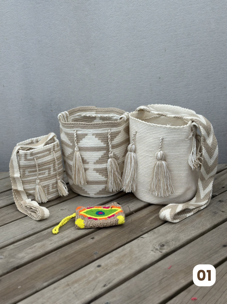 ✨Pack Especial: 2 Mochilas MEDIANAS+ (Mochila PEQUEÑA + Monedero Regalo) 🎁