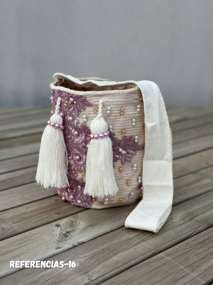 Mochila MEDIANA Recamada🌟💎(22x20)