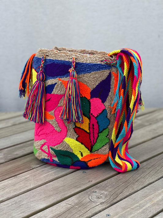 Mochila GRANDE Tapizada (31x28)🦜