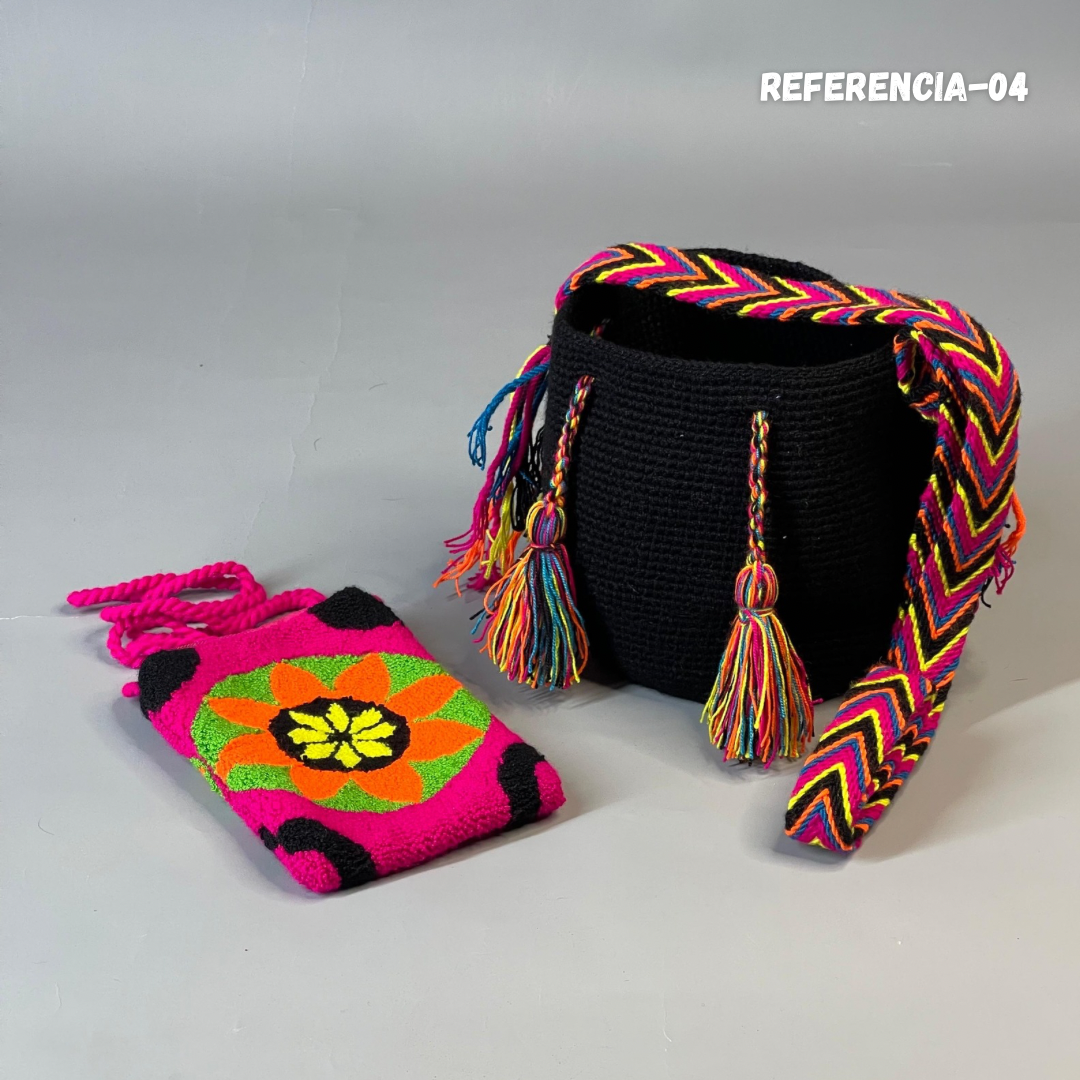 🎒📱 Combo Wayuu: Mochila Pequeña + PortaCelular 🚚✨