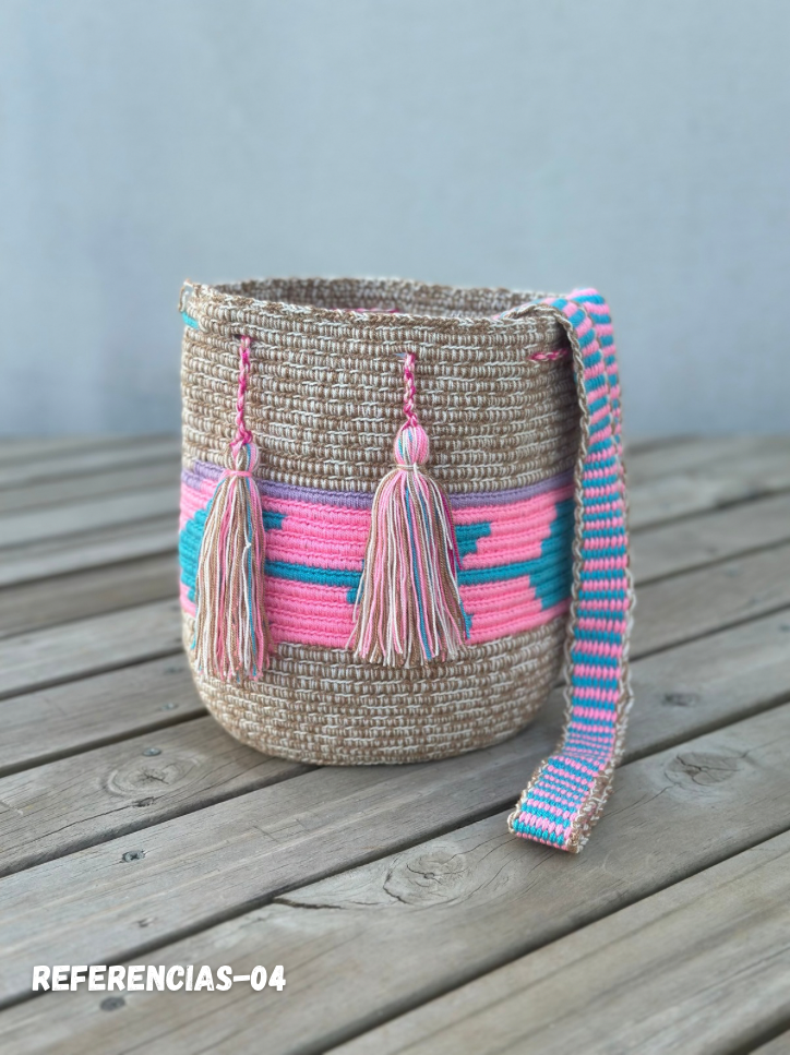 Mochila MEDIANA Tonos Pastel (22x18)⭐️