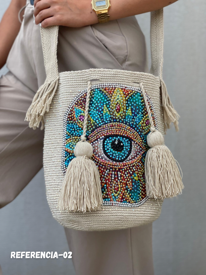 Mochila GRANDE Perlada💫(31x28)