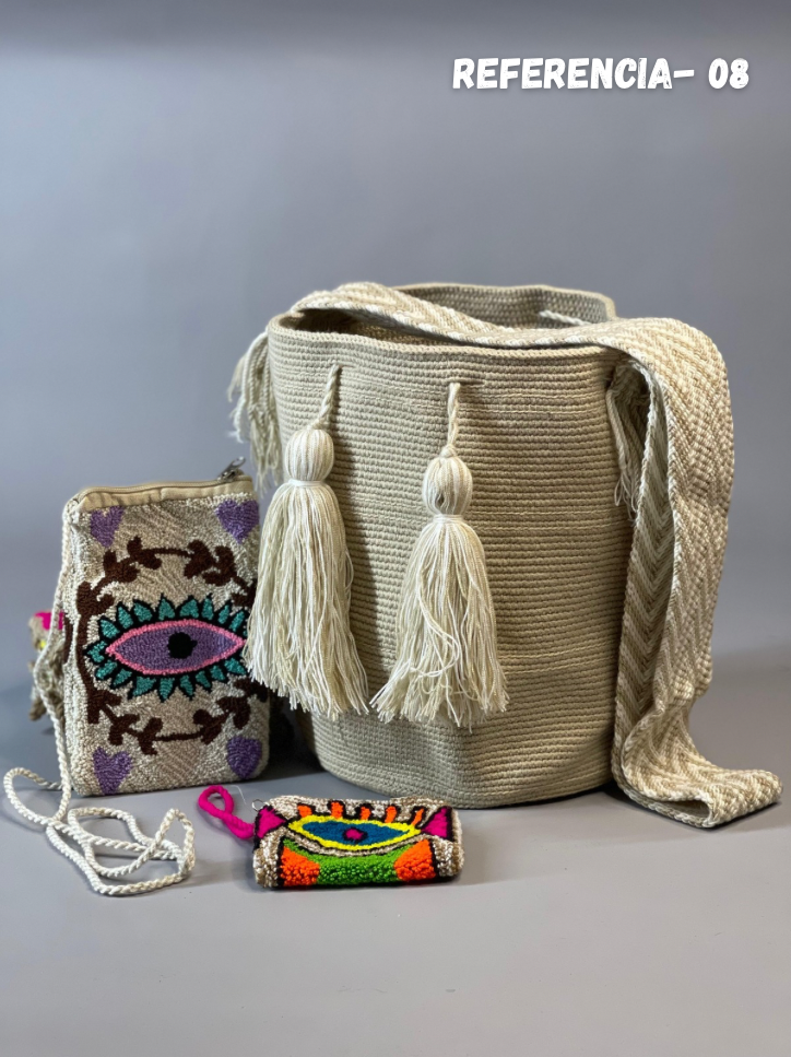 💫 Combo: Mochila GRANDE+ Portacelular + (MONEDERO GRATIS) 🎁