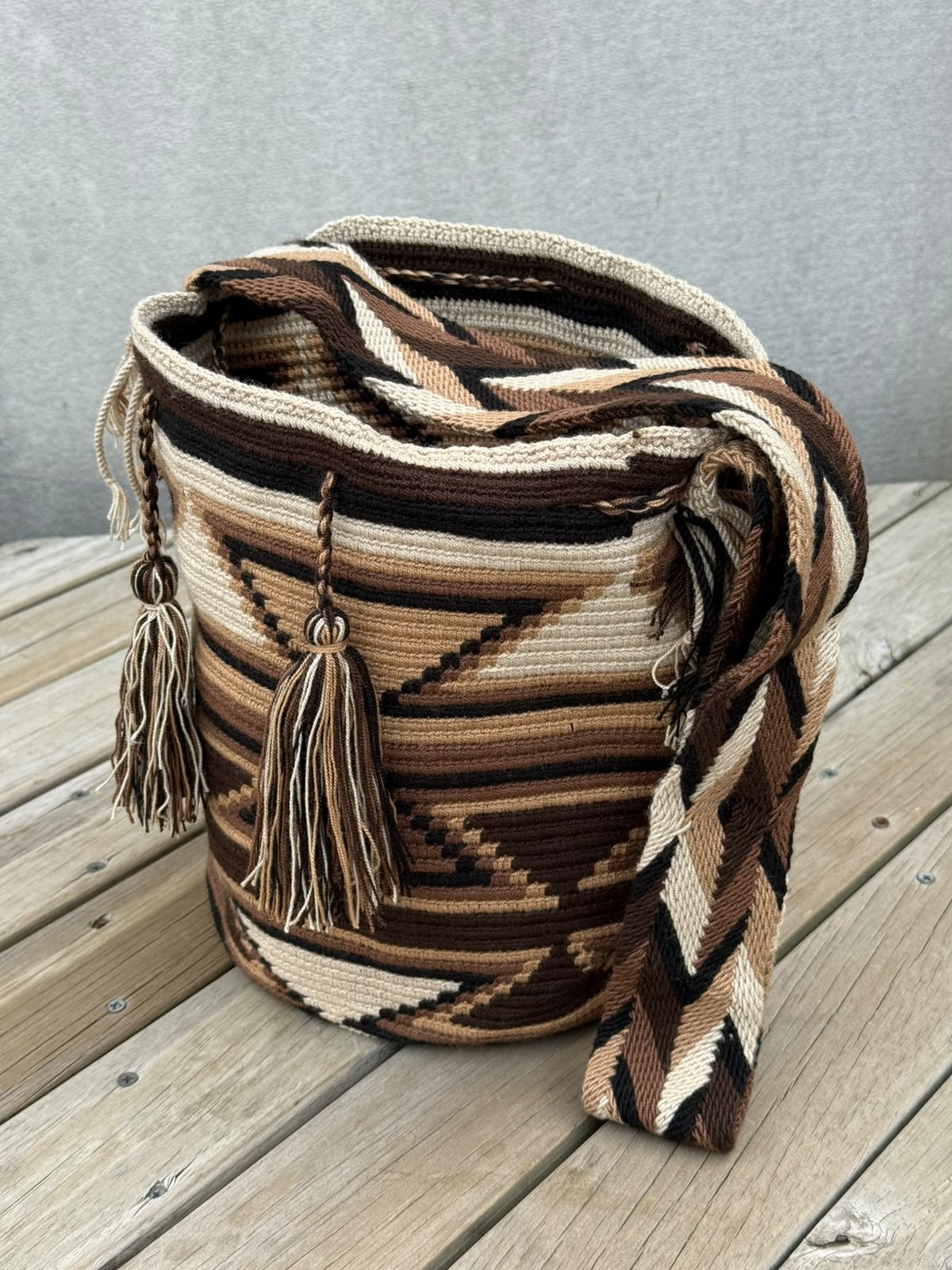 Mochila GRANDE Tonos Tierra (31x28)
