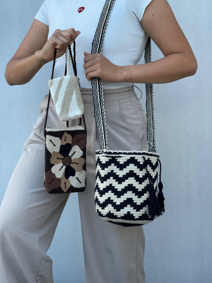 ✨Combo: Mochila MEDIANA Diseño+ Portacelular + (MONEDERO GRATIS) 🎁