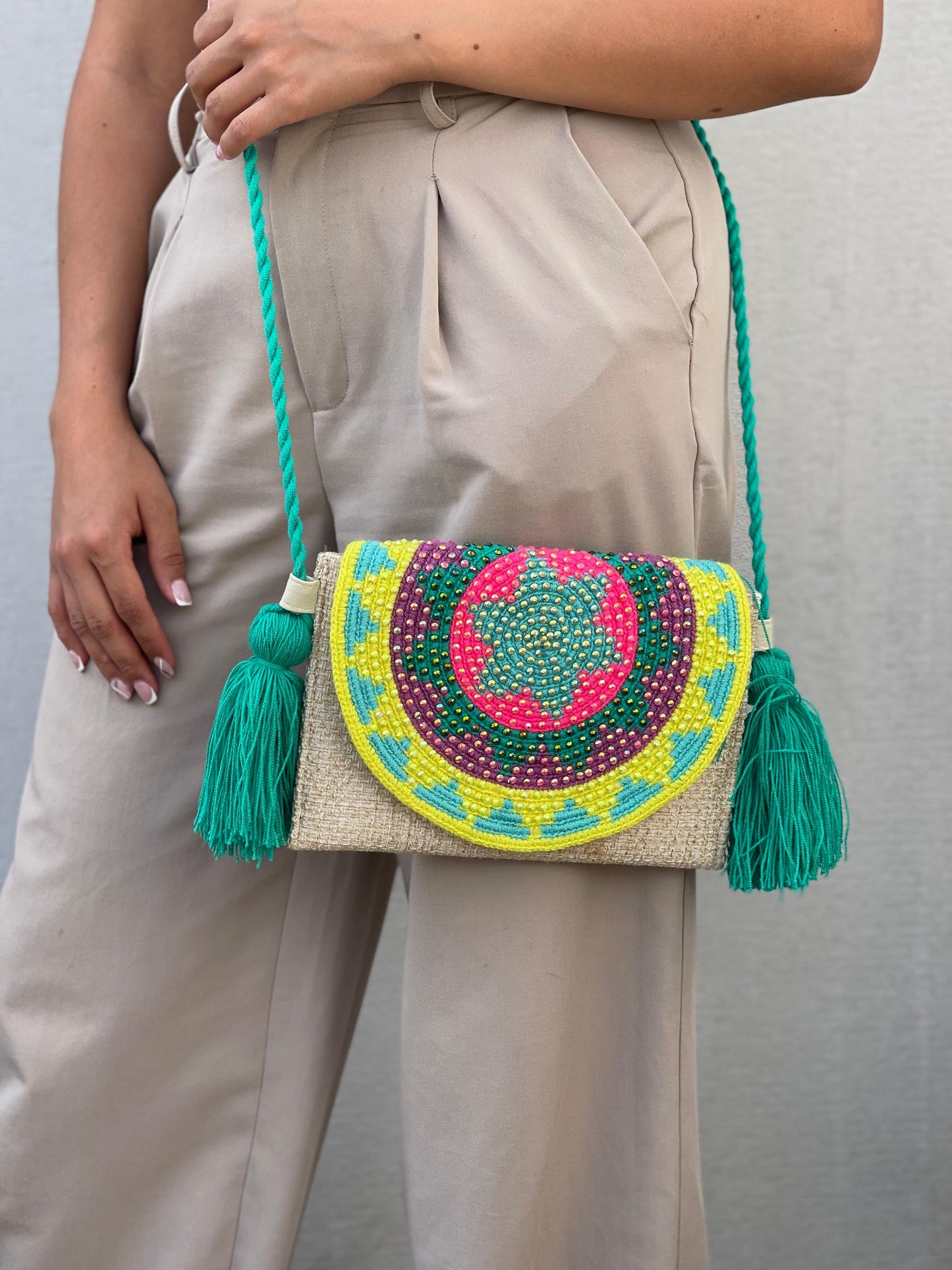 Sobre Yute Mediano Perlado💎