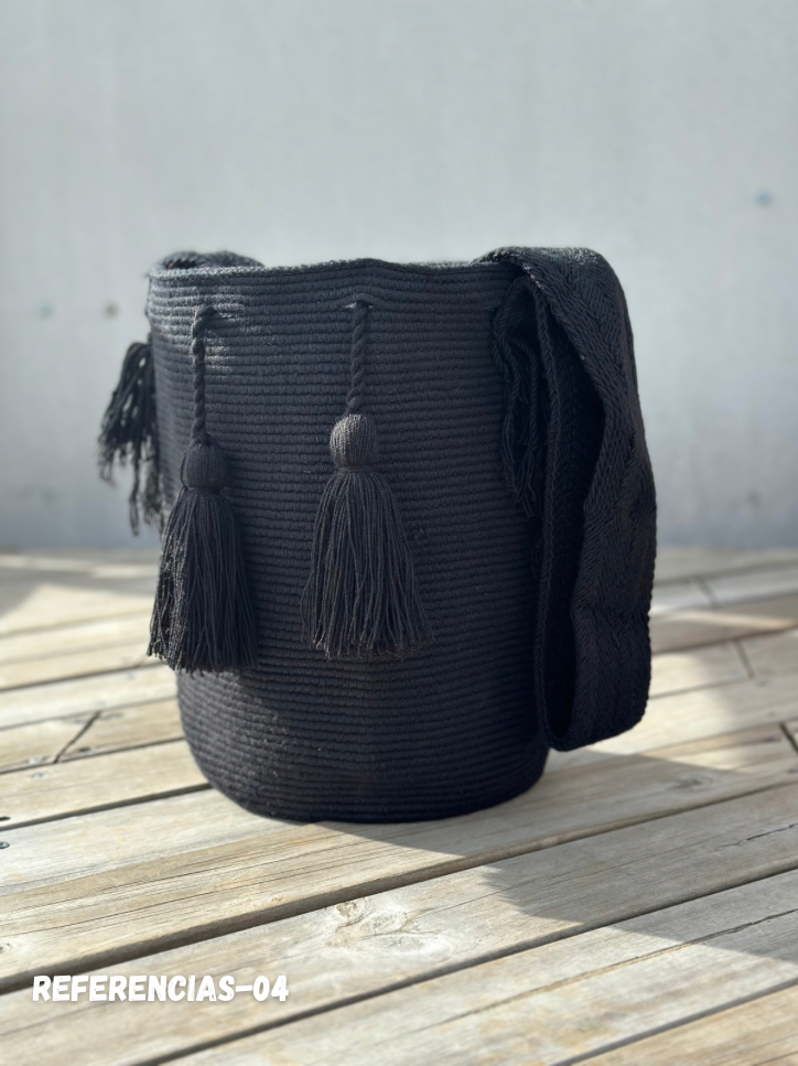 Mochila GRANDE Negra⚫️ 🎩(31x28)