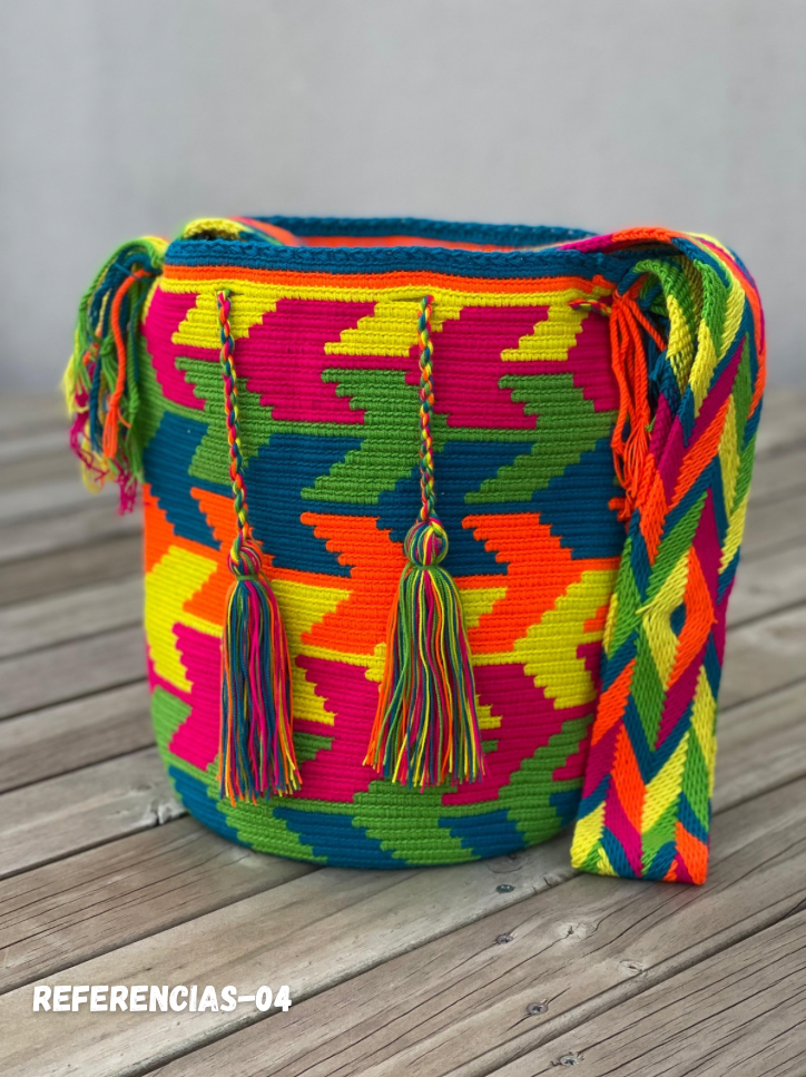 Mochila GRANDE Fiesta Tropical🌴 (31x28)