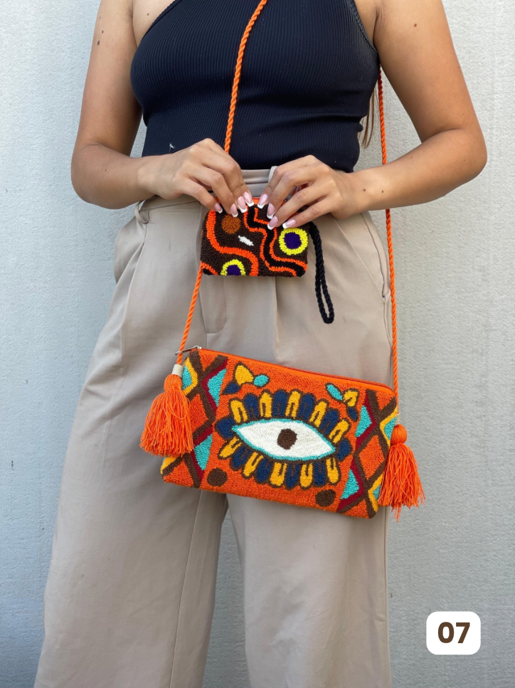 Set Wayuu⭐️- Sobre + Monedero Artesanal😍