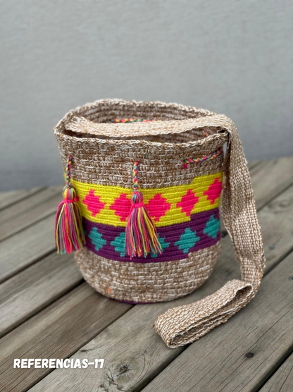 Mochila MEDIANA Tonos Pastel (22x18)⭐️