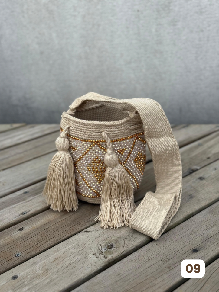 Mochila Pequeña Perlada💎⭐️ (17x15)
