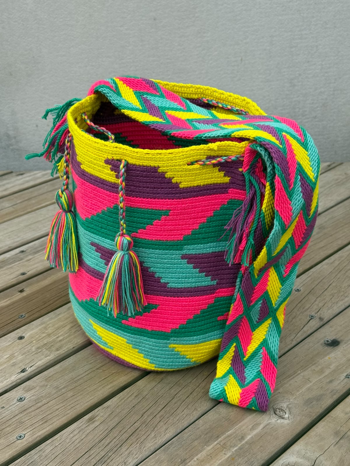Mochila GRANDE Tonos Rosa (31x28)