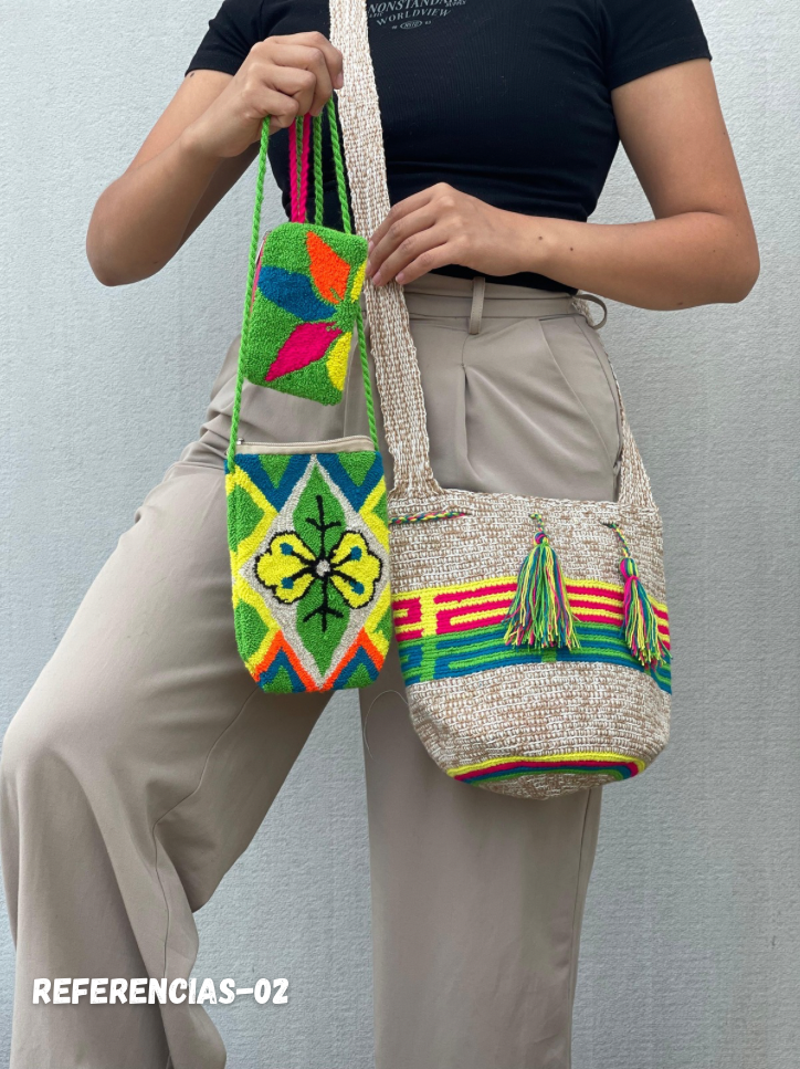 ✨Combo: Mochila MEDIANA Diseño+ Portacelular + (MONEDERO GRATIS) 🎁