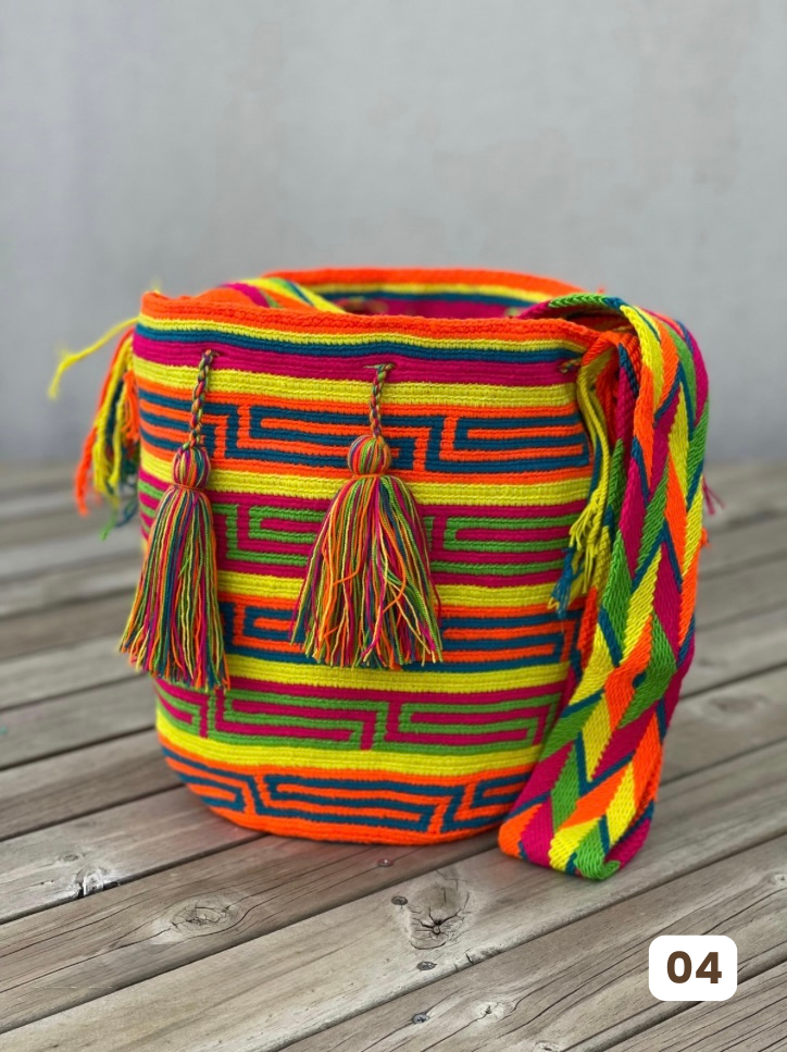 Mochila GRANDE Fiesta Tropical🌴 (31x28)
