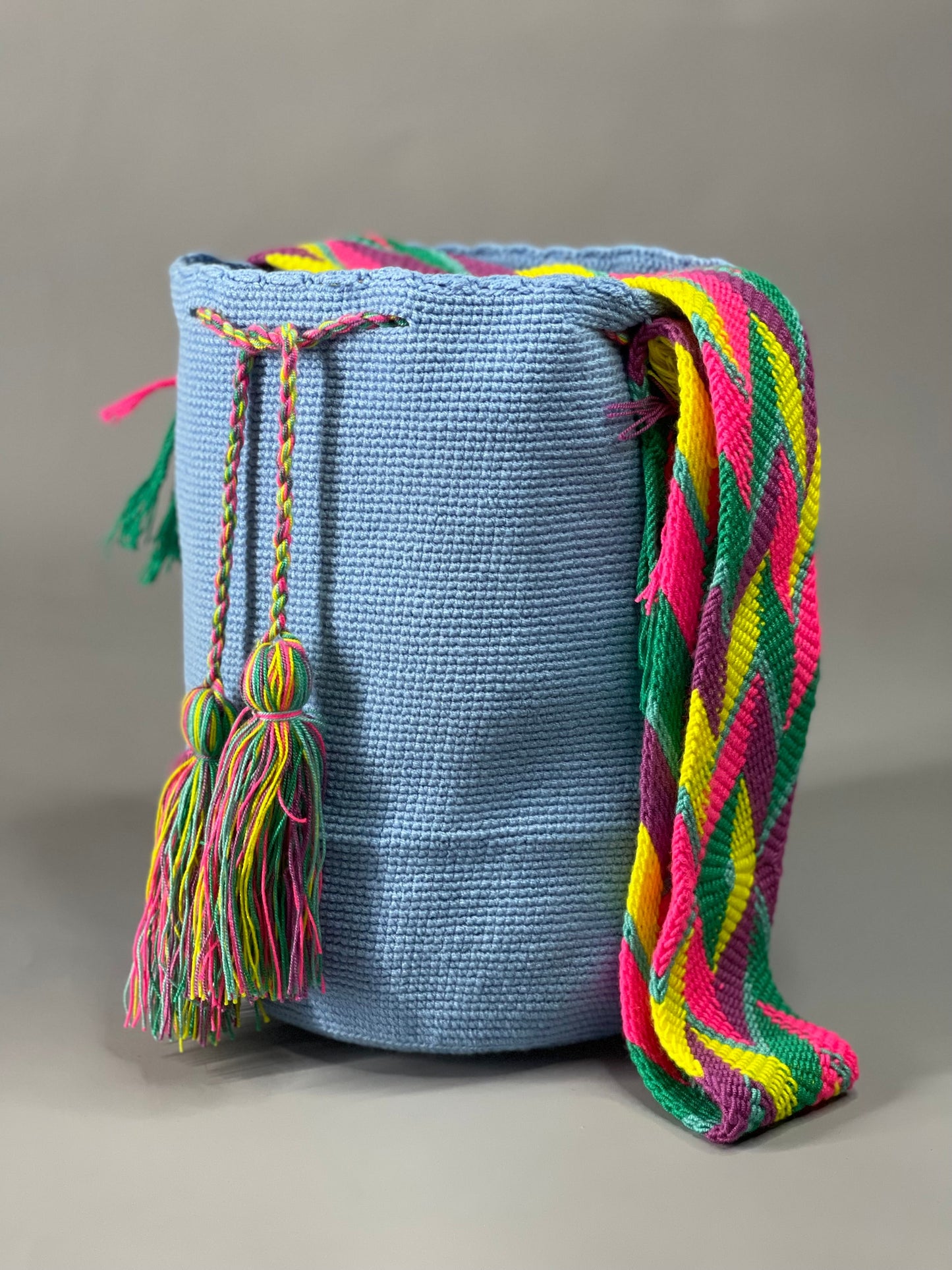 Mochila GRANDE Azul 🌊(31x28)