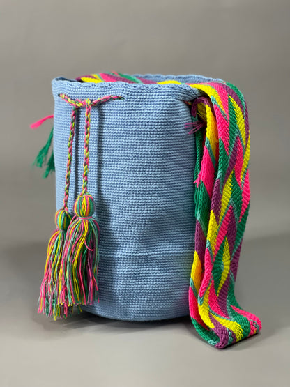 Mochila GRANDE Azul 🌊(31x28)