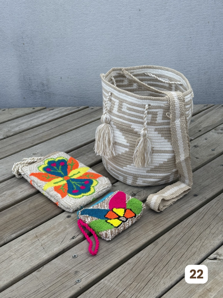 ✨Combo: Mochila MEDIANA Diseño+ Portacelular + (MONEDERO GRATIS) 🎁