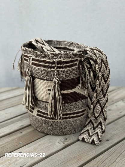 Mochilas GRANDE Diseño Hombre 🔹🩶 (31x28)