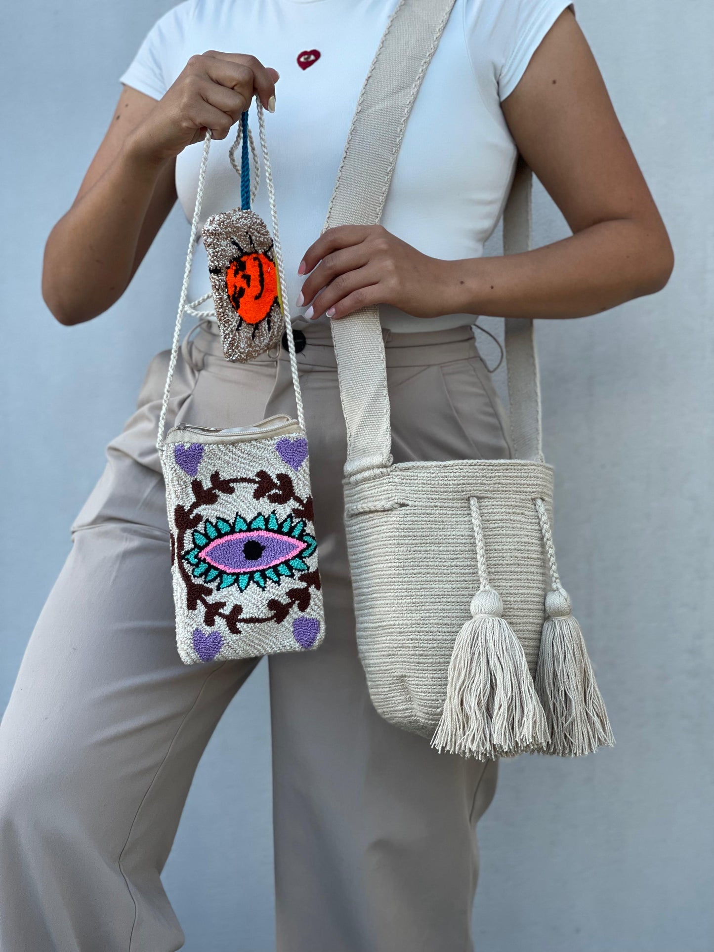 ✨Combo – Mochila Mediana + Portacelular + Monedero 🎁 – (22x20 cm)