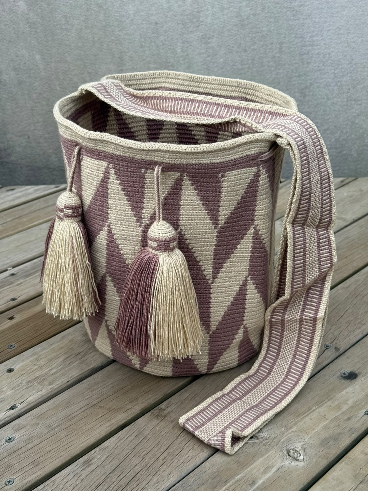 Mochila GRANDE PREMIUM Tonos Neutros (32x29 cm)