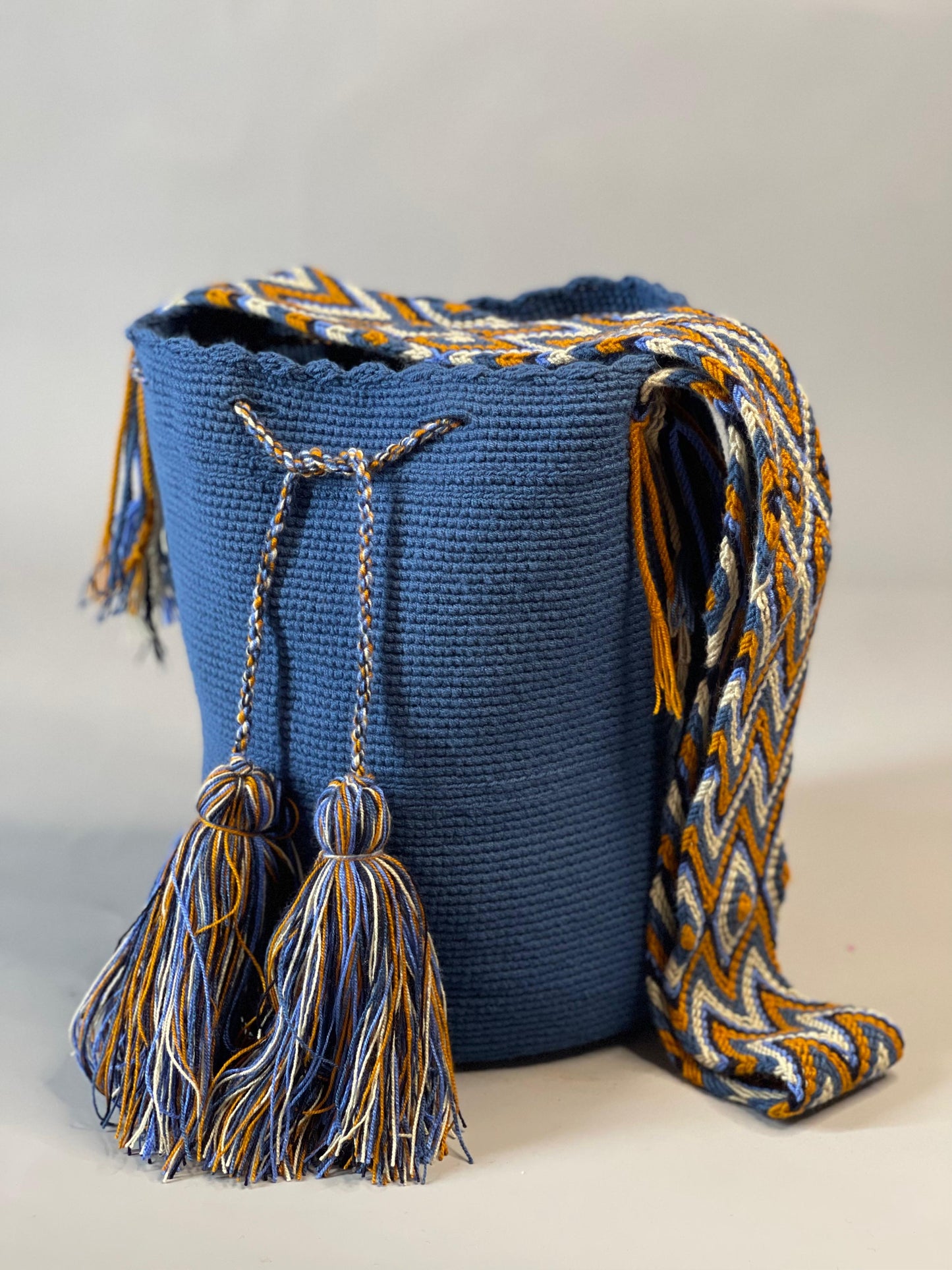 Mochila GRANDE Azul 🌊(31x28)