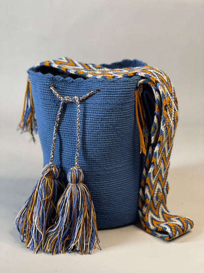 Mochila GRANDE Azul 🌊(31x28)