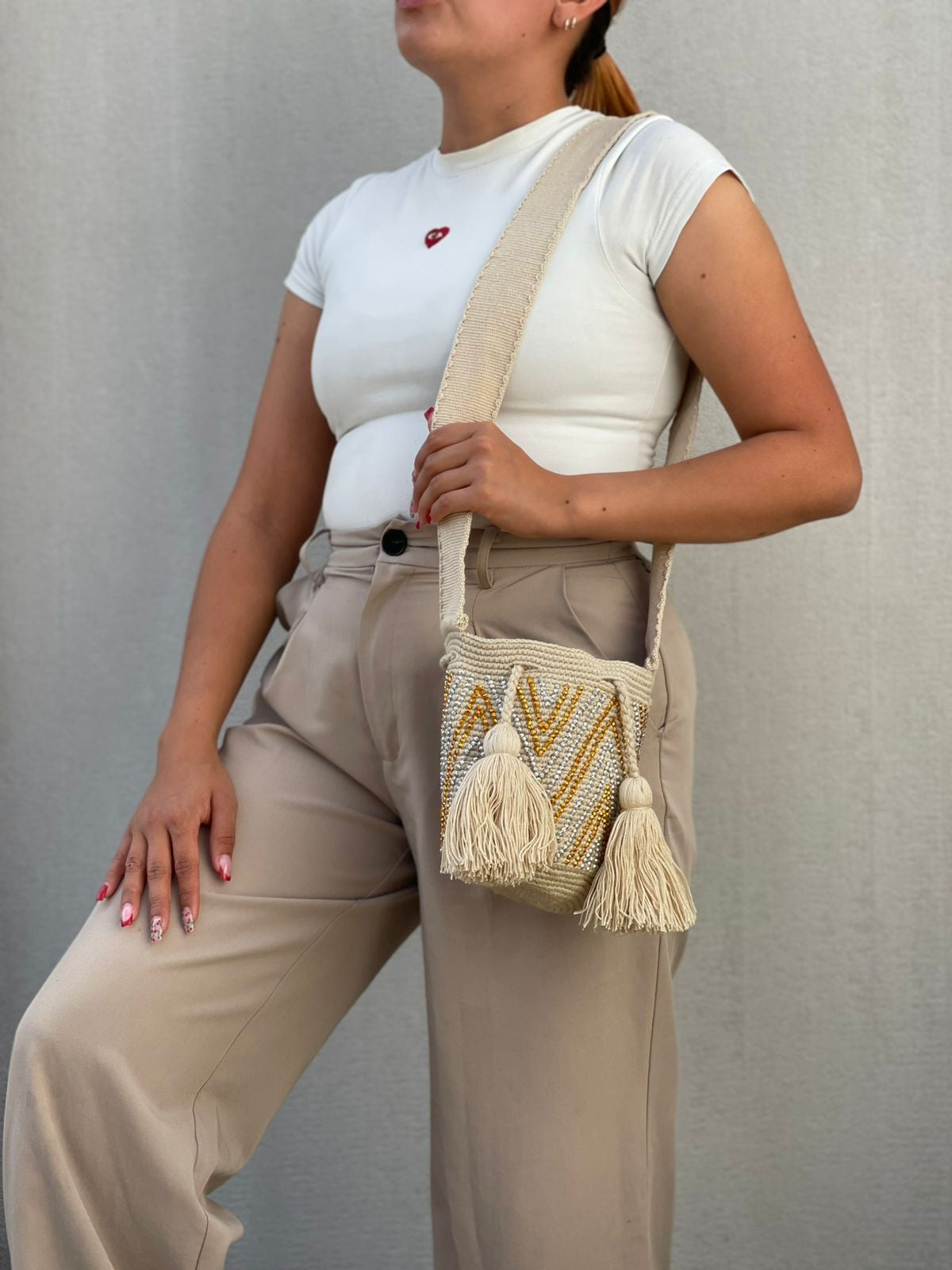 Mochila Pequeña Perlada💎⭐️ (17x15)