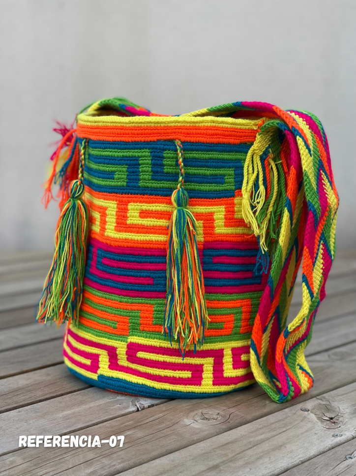 Mochila GRANDE Fiesta Tropical🌴 (31x28)