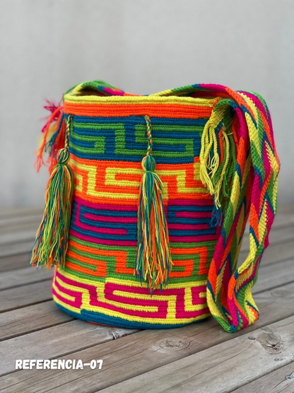 Mochila GRANDE Fiesta Tropical🌴 (31x28)